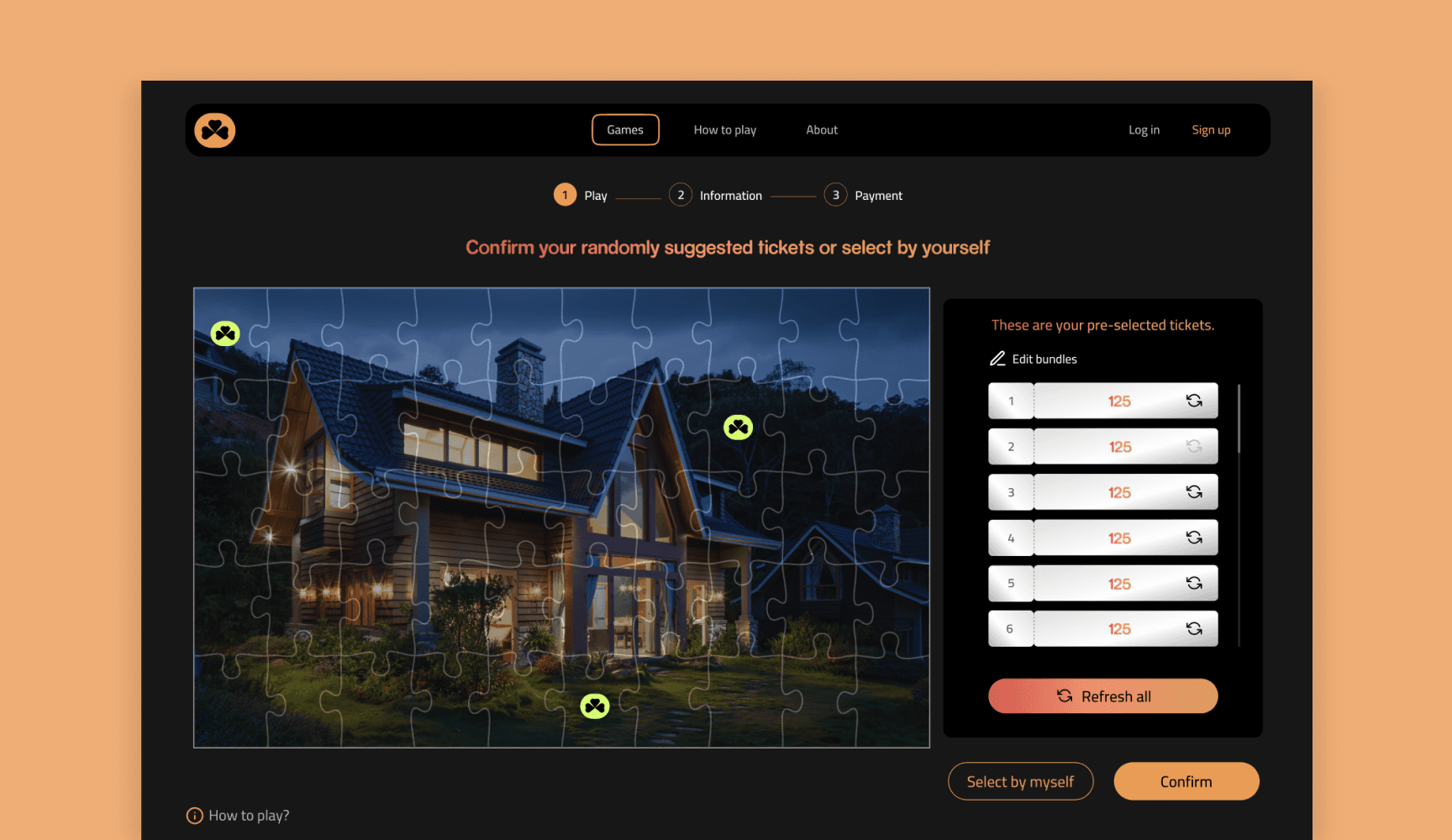 Mixed selection interface