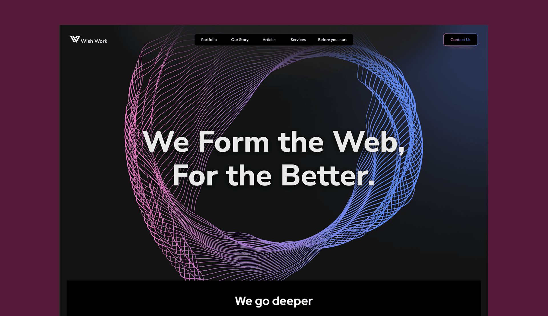 WishWork screen A